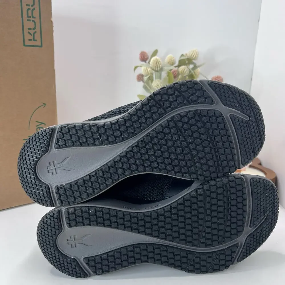 Kuru Quantum 2.0 Walking Comfort Sneaker Jet Black/Slate Gray Men 10 W Tried On